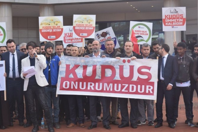 Aydın’da Adem Öğrencilerinden Kudüs Tepkisi