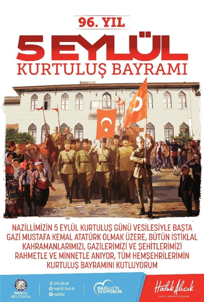 Başkan Alıcık’ın 5 Eylül Kurtuluş Bayramı Mesajı