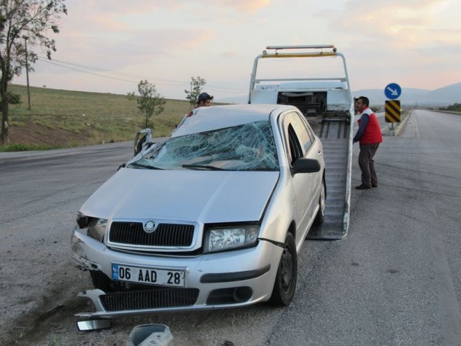 Sandıklı’da Trafik Kazası: 1 Yaralı