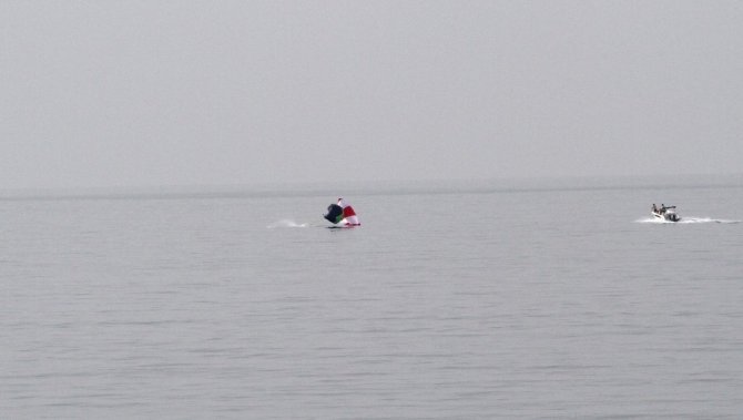 Fethiye’de Yamaç Paraşütü Pilotu Denize İndi