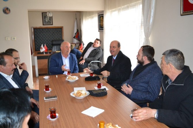 Başkan Bozkurt’dan Ziraat Odası Ve Muhtarlar Derneğine Ziyaret