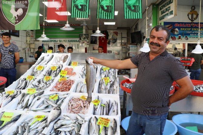 Denizli’de Balık Fiyatları Uygun Olunca İlgi De Büyük Oldu