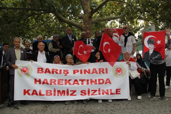 Kyç Polis Emeklileri Derneğinden Barış Pınarı Harekatı’na Destek