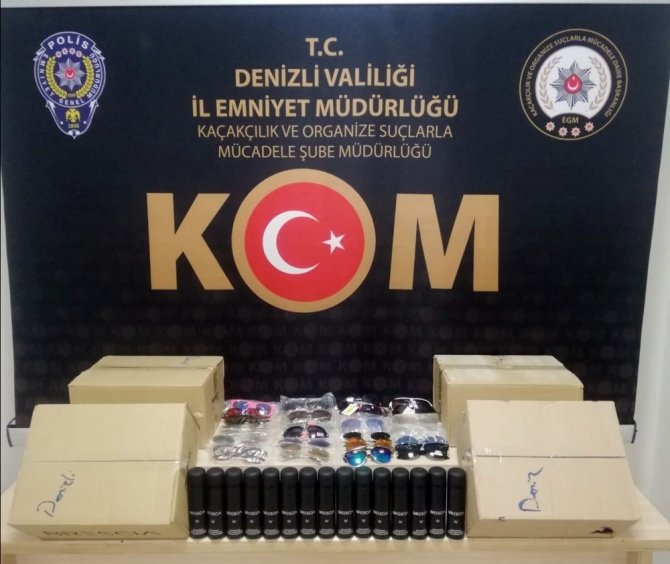 3 Bine Yakın Kaçak Parfüm Ve Güneş Gözlüğü Ele Geçirildi