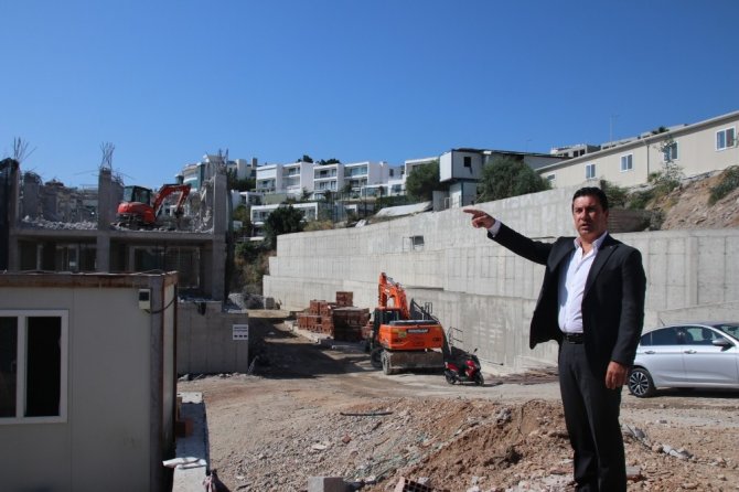 Bodrum’da Kaçak Yapılaşmayla Mücadelede Seferberliği Devam Ediyor