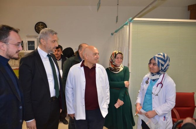 Başkan Biçer’den Başhekim Çağlar’a Destek Ziyareti