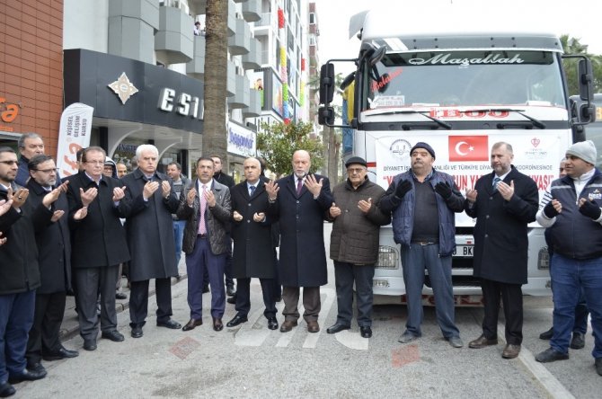 Denizli’den İdlib’e 7 Tırlık Yardım Konvoyu Yola Çıktı