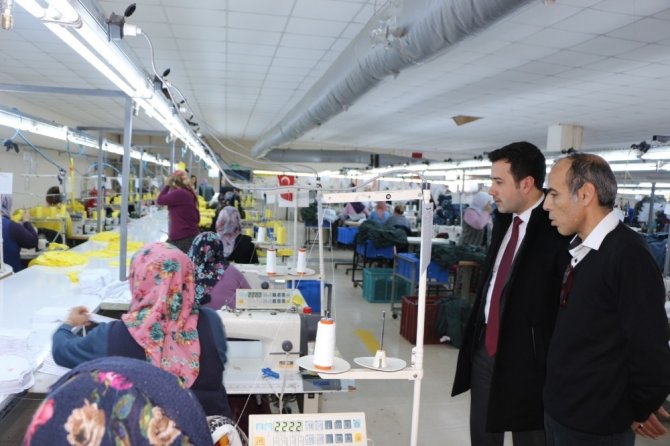 Kaymakam Fırat: "İstihdam Sağlayanları Destekliyoruz"