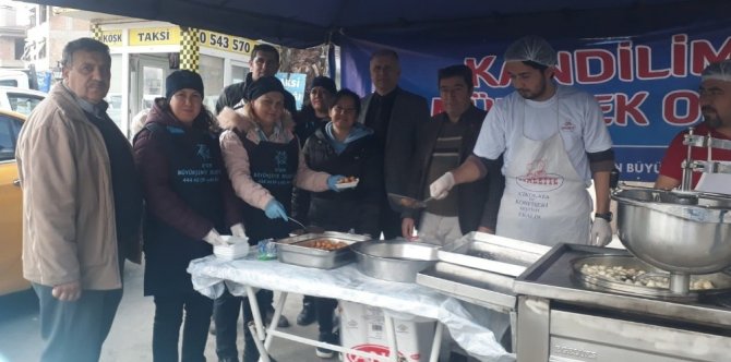 Büyükşehirden Yüzbinlerce Aydınlıya Kandil Lokması