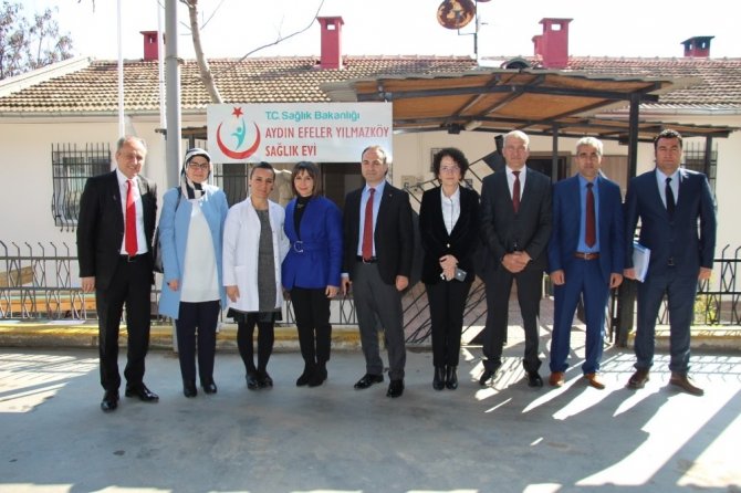 Bakanlıktan Gelen Heyet Sağlık Kuruluşlarına Ziyaret Gerçekleştirildi