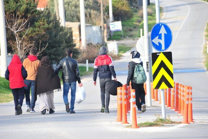 Göçmenler Botla Geçişi Tercih Etmedi, Edirne’ye Yöneldi