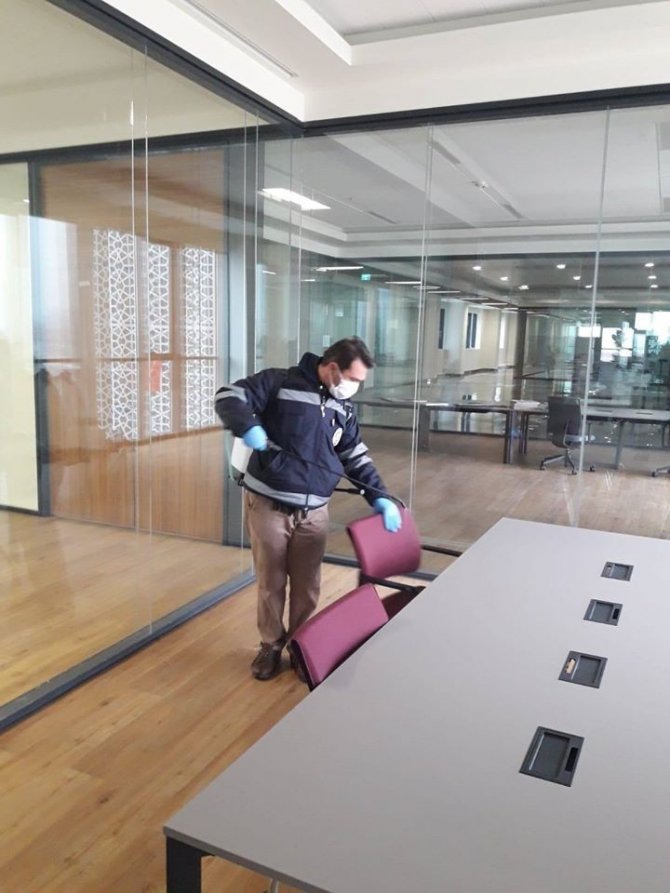 Salgın Hastalık Riskine Karşı Dezenfeksiyon Çalışması