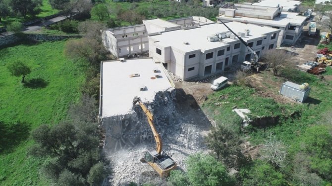 Bodrum’da Kaçak Yapılarla Mücadele Devam Ediyor