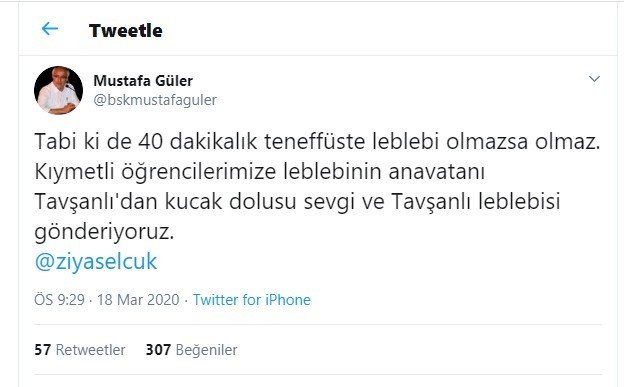 Tavşanlı’dan 81 İlde 81 Okula Leblebi