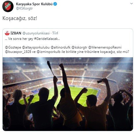 İzmir Kulüpleri Tek Yürek: "Her Şey Geride Kalacak"