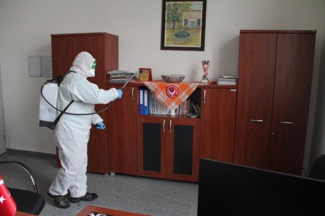 Kütahya İl Özel İdaresi Dezenfekte Edildi