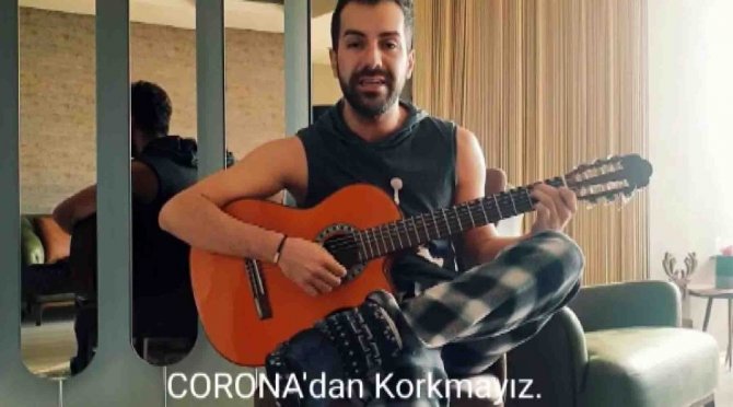 Genç Şarkıcıdan ’Önlem Al, Evde Kal’ Bestesi