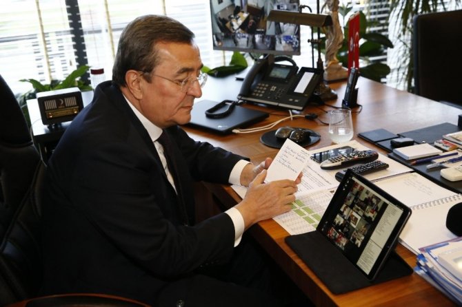 Başkan Batur Tbb Toplantısına Video Konferans İle Katıldı