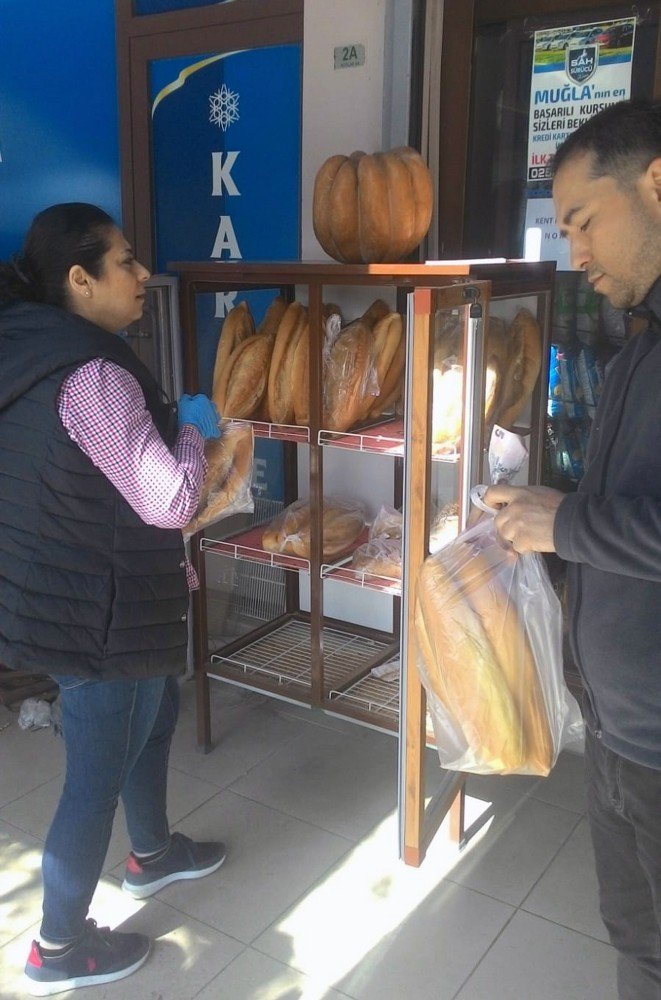 Menteşe’de Ekmek El Değmeden Satılacak