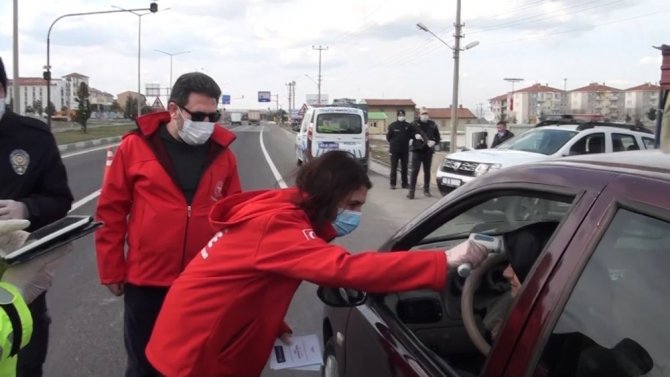 Kütahya’nın Şehrin Giriş Ve Çıkışları Kontrol Altına