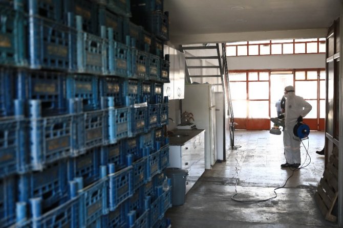 Sebze Ve Meyve Toptancı Hali’nde De Korona Virüs Önlemleri Alınıyor