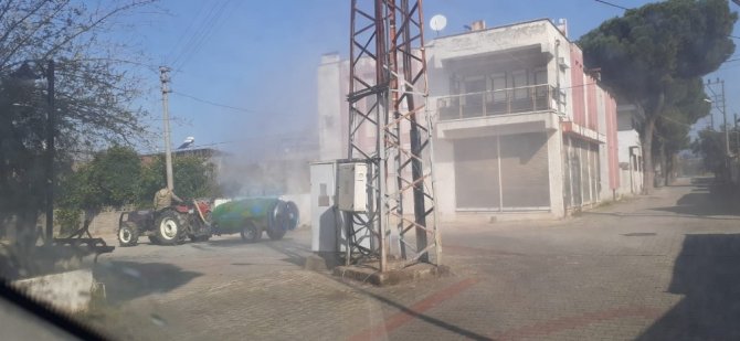 Germencik’te Tüm Mahalleler Dezenfekte Ediliyor