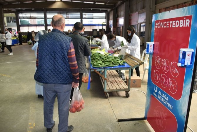 Aliağa Semt Pazarı Hizmete Açıldı