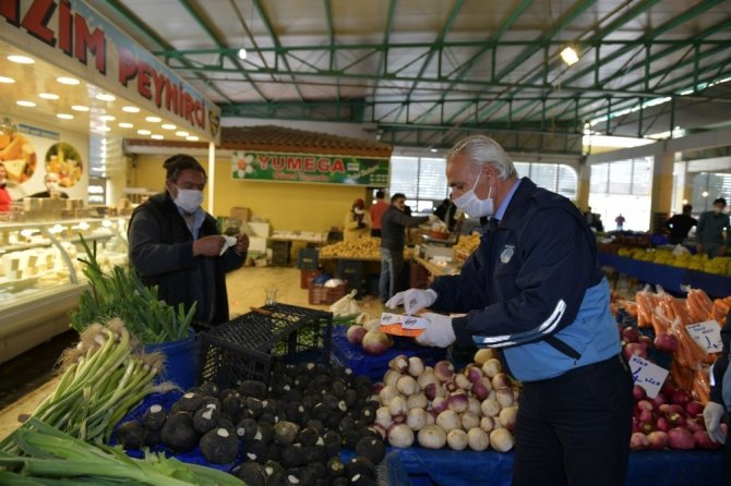 Çiğli’nin Pazaryerlerinde Sıkı Tedbirler