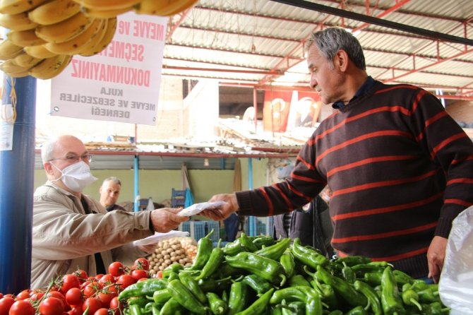 Esnaf Kefalet’ten Manav Esnafına Maske Ve Eldiven Desteği
