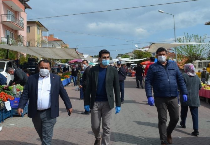 Bozdoğan Kaymakamı Ardıç, Salı Pazarı’nı Denetledi