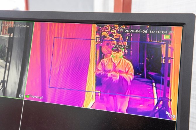 İzmirlilerin Ateşi Termal Kameralarla Ölçülüyor