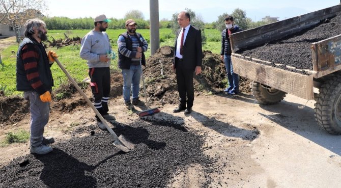 Başkan Akın Arazi Yollarındaki Çalışmaları İnceledi
