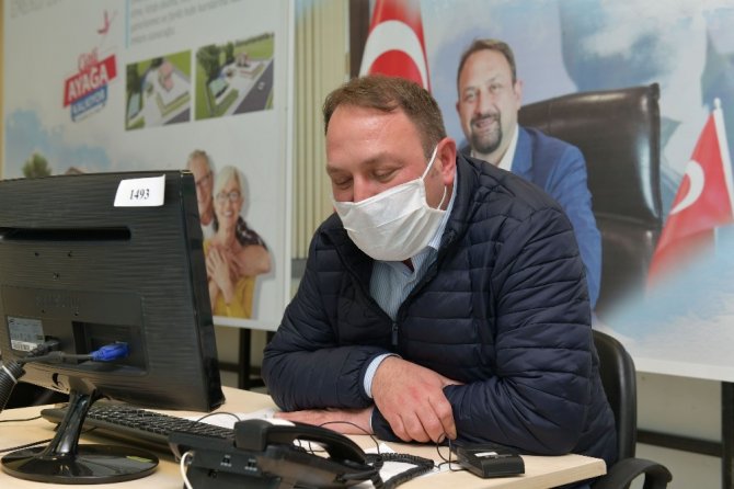 Başkan Gümrükçü’den Virüse Karşı Kurulan Çağrı Merkezine Sık Sık Ziyaret