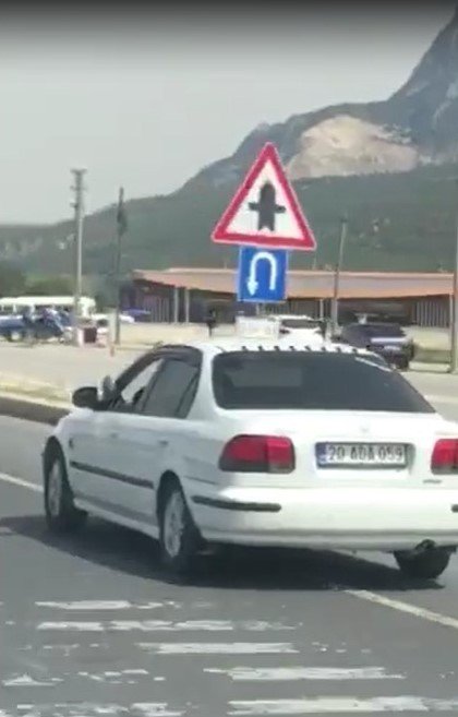 Trafikte Tehlikeli Görüntü