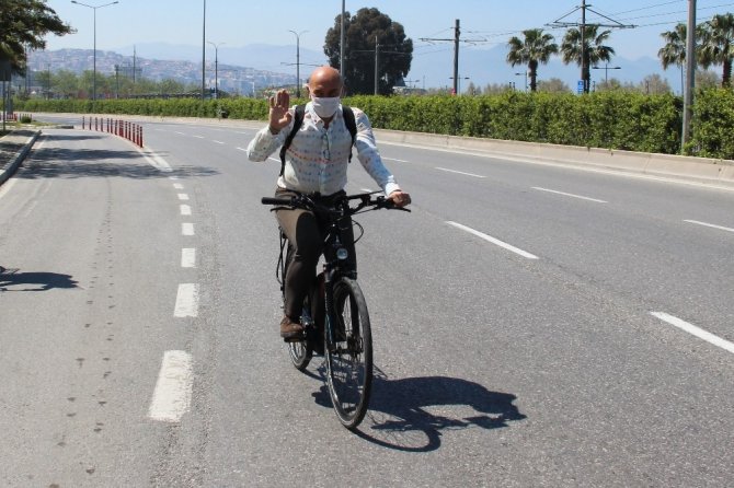 Başkan Soyer’den Bisikletli Mesai