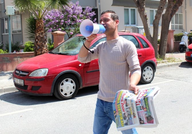 Menteşe’de Gazeteler Evlere Dağıtılıyor