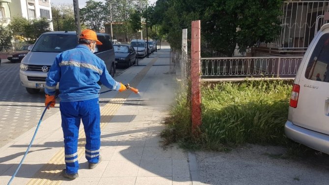 Turgutlu Belediyesinden Karantina Mesaisi