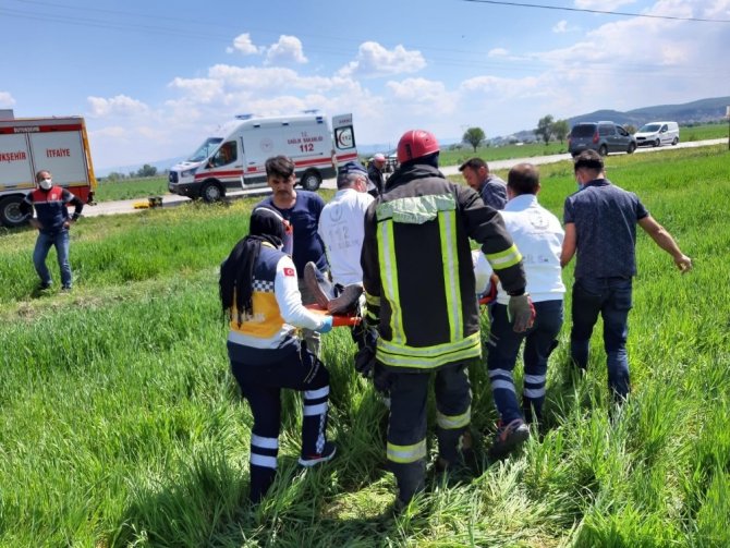 Denizli’de Otomobil Kazası: 1 Yaralı
