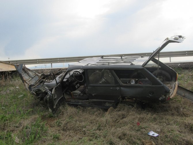 İftar İçin Köyüne Giderken Kaza Yaptı Ve Ağır Yaralandı