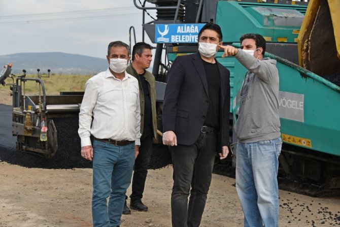 Aliağa Belediyesi Asfalt Seferberliğine Başladı