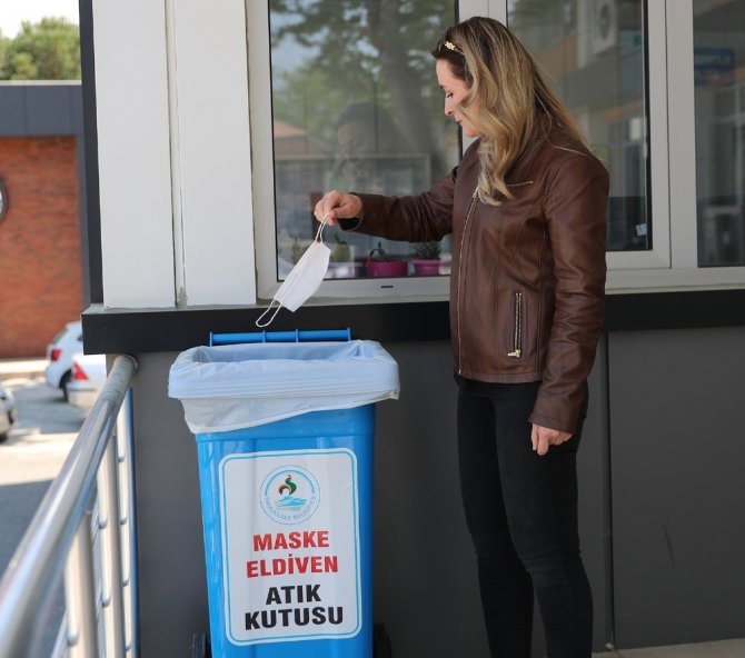 Pamukkale’de Kullanılan Maske Ve Eldivenler Ayrı Bir Şekilde Toplanacak
