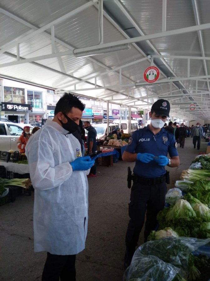 Menteşe ’De Pazarlar Polislere Emanet