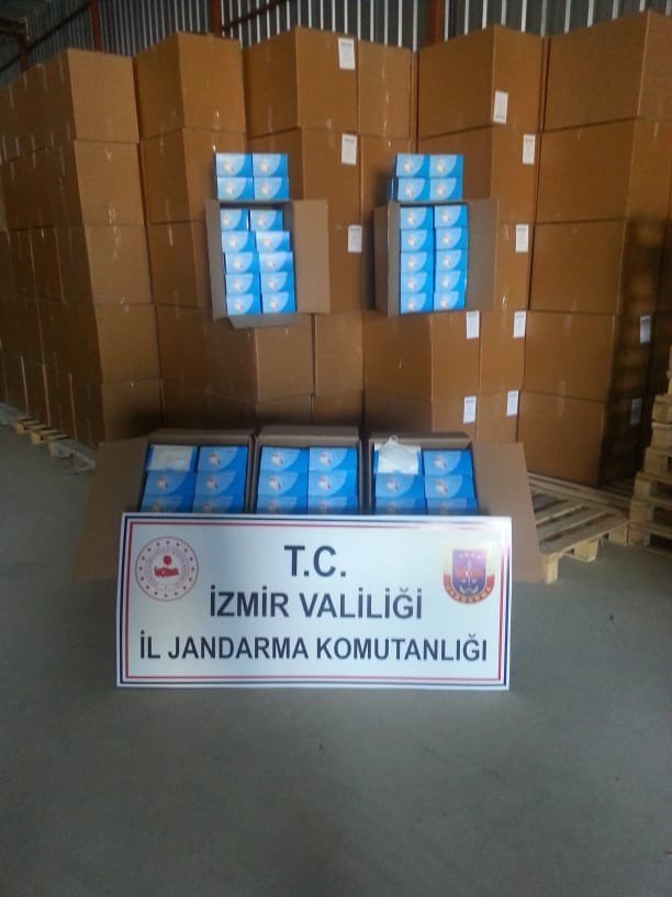 Jandarma’dan Büyük Operasyon: Milyonlarca Cerrahi Maske Ele Geçirildi