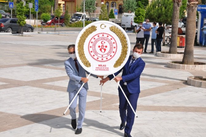 Milas’ta Gençlik Haftası Etkinlikleri Törenle Başladı