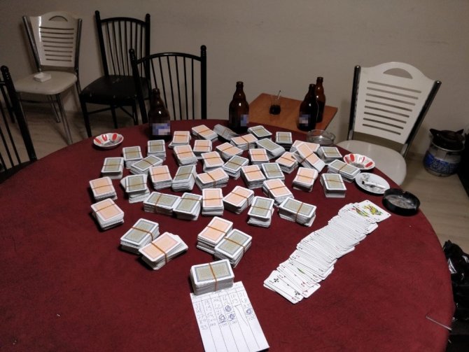 İnşaatta Kumar Oynarken Yakalandılar