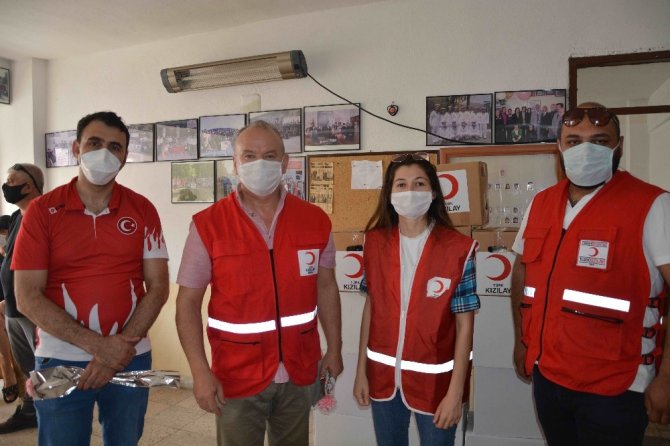 Kızılay’dan Ortaca’da İhtiyaç Sahiplerine Gıda Yardımı