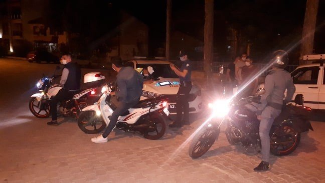 Emet’te Motosiklet Denetimleri