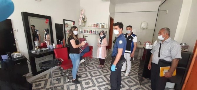 Emet’te Bayan Kuaförler Denetlendi