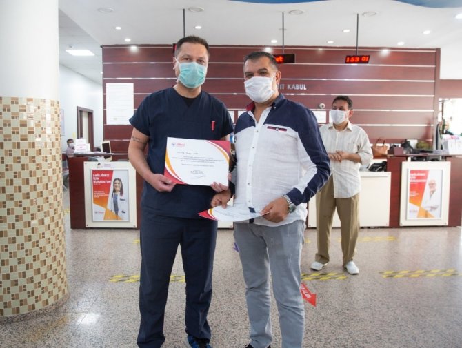 Korona Kahramanları Ödüllendirildi