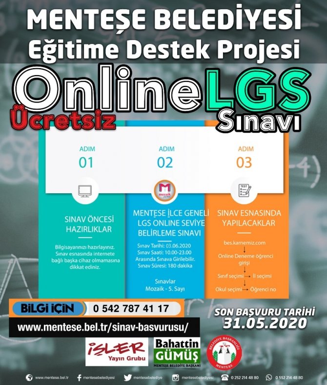 Menteşe Belediyesinden Eğitime Destek